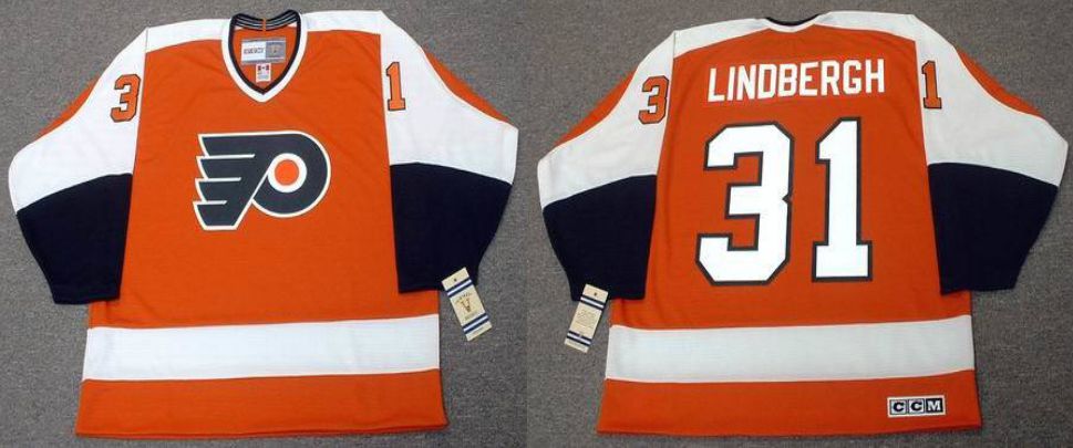 2019 Men Philadelphia Flyers #31 Lindbergh Orange CCM NHL jerseys1